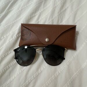 Ray-Ban Black and Gold Sunglasses